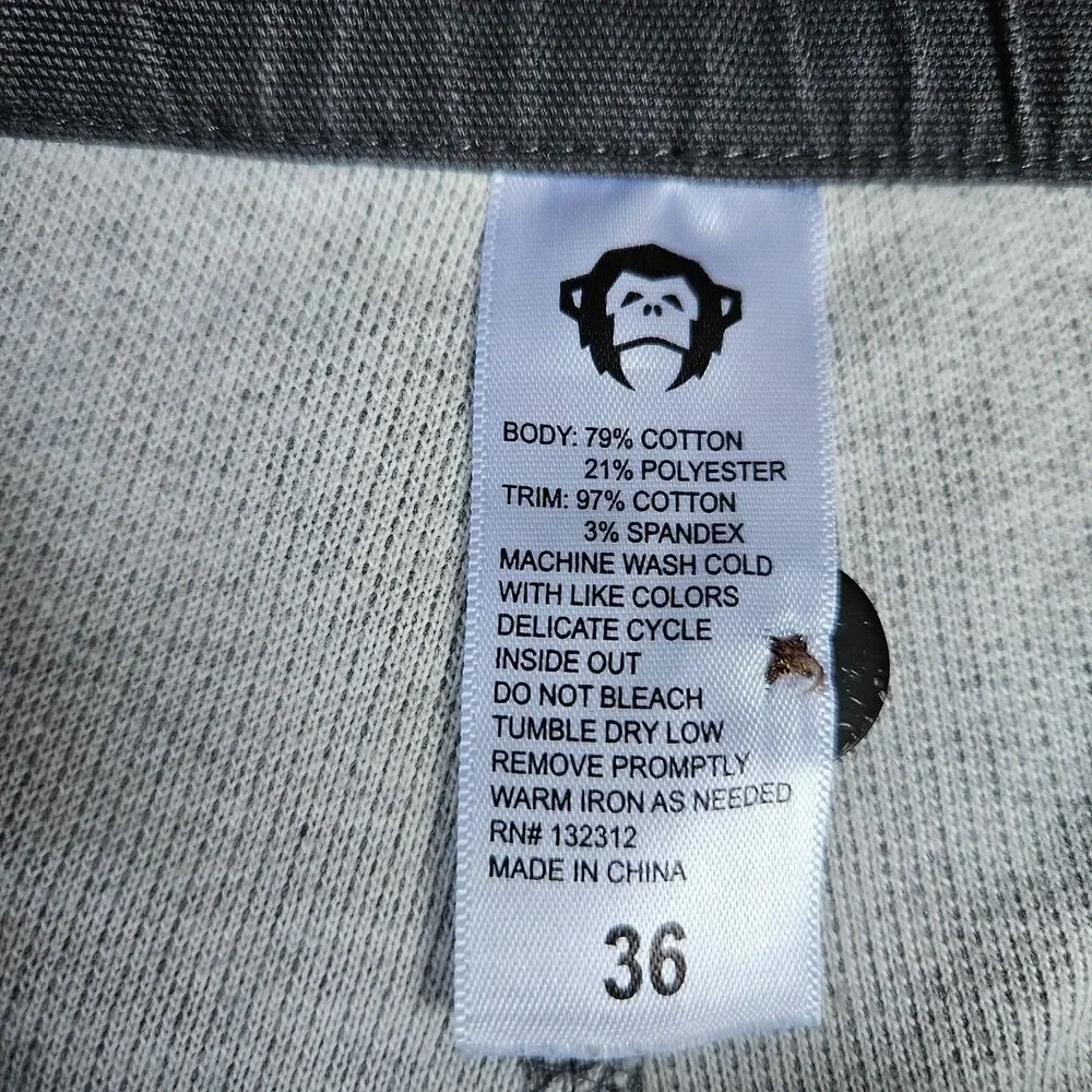 Howler Bros Shorts Men's 36 Gray Tranquilo Chillshorts Beachy Casual Comfort